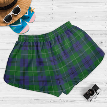oliphant-tartan-womens-shorts-with-family-crest