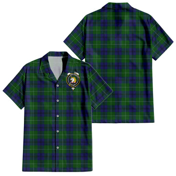 Oliphant Tartan Hawaiian Shirt with Family Crest - Tartan Vibes Clothing