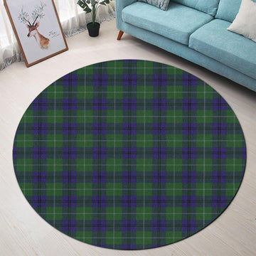 Oliphant Tartan Round Rug - Tartan Vibes Clothing