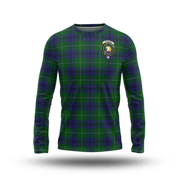 Oliphant Tartan Long Sleeve T-Shirt with Family Crest - Tartan Vibes Clothing