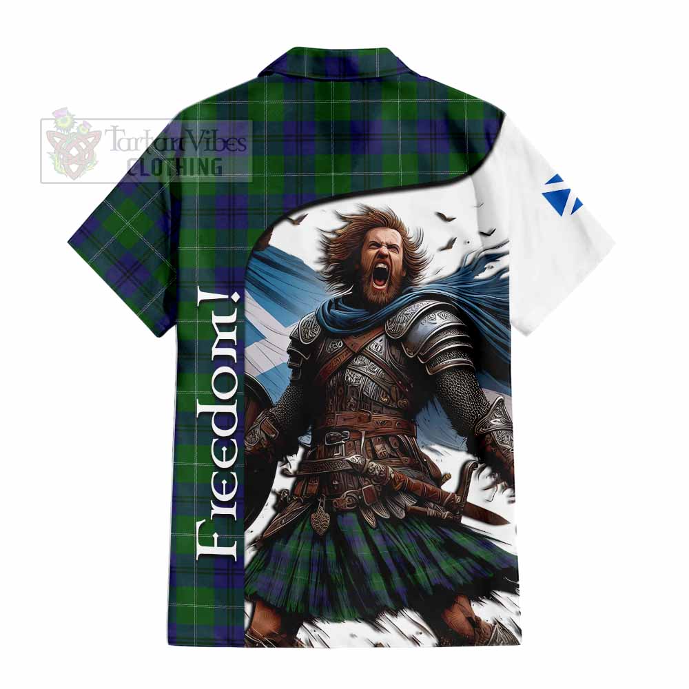 Oliphant Crest Tartan Hawaiian Shirt Inspired by the Freedom of Scottish Warrior - Tartan Vibes Clothing