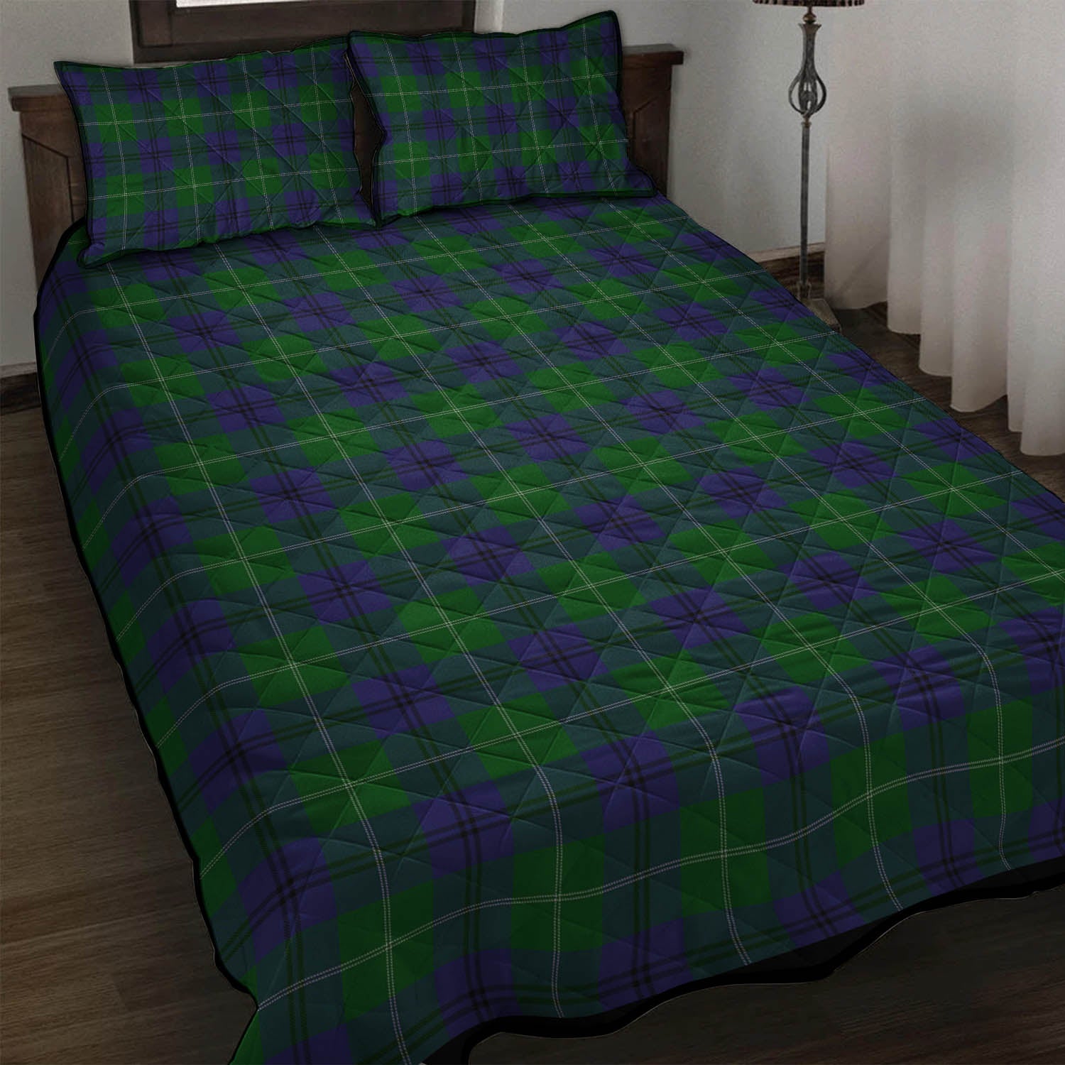Oliphant Tartan Quilt Bed Set - Tartan Vibes Clothing