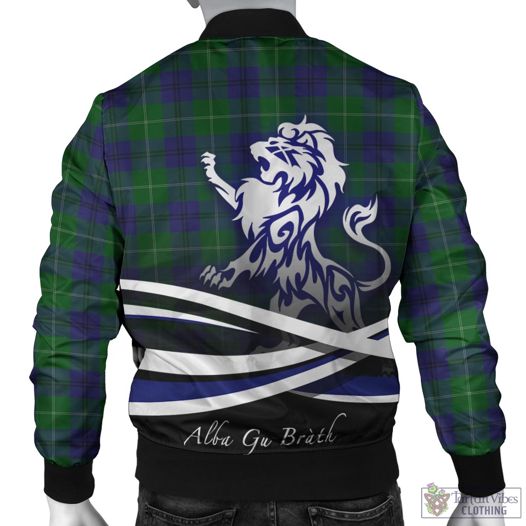 Oliphant Tartan Bomber Jacket with Alba Gu Brath Regal Lion Emblem - Tartan Vibes Clothing