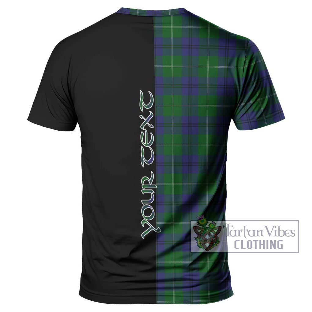 Oliphant Tartan T-Shirt with Family Crest and Half Of Me Style - Tartan Vibes Clothing