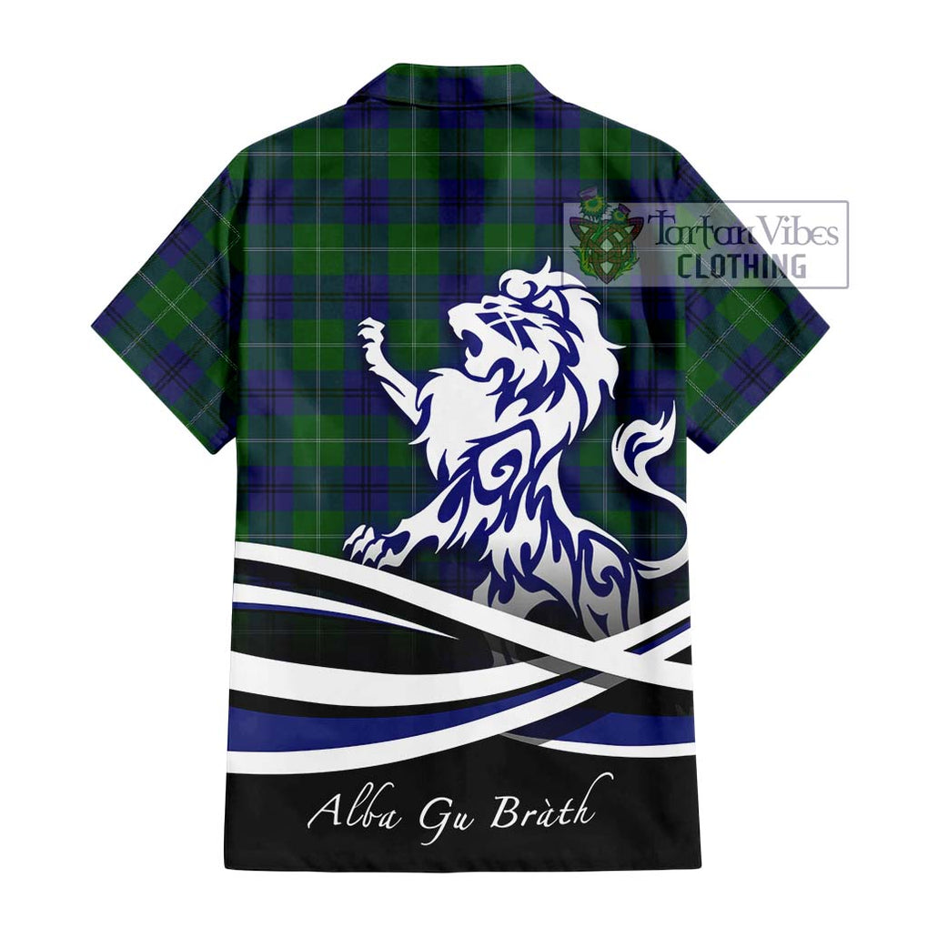 Oliphant Tartan Hawaiian Shirt with Alba Gu Brath Regal Lion Emblem - Tartan Vibes Clothing