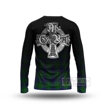 Oliphant Tartan Long Sleeve T-Shirt Featuring Alba Gu Brath Family Crest Celtic Inspired - Tartan Vibes Clothing