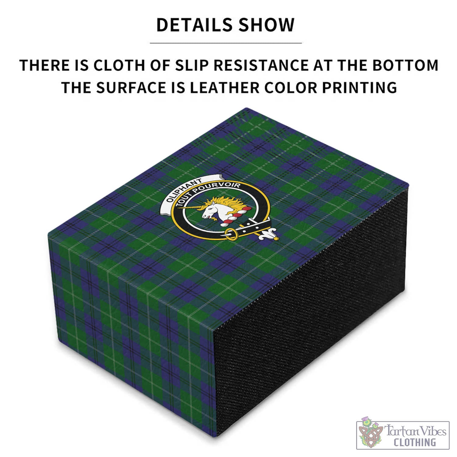 Oliphant Tartan Pen Holder with Family Crest - Tartan Vibes Clothing