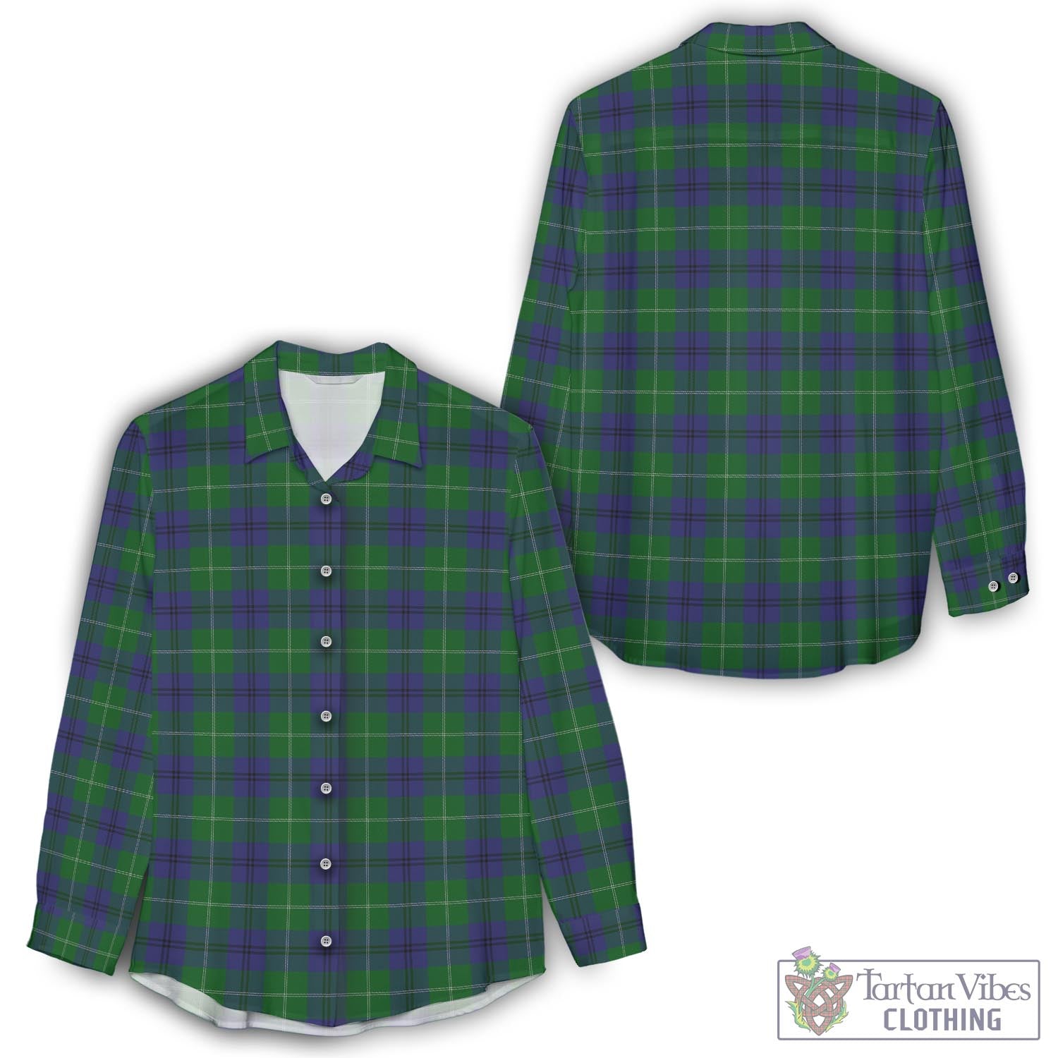 Oliphant Tartan Women's Casual Shirt - Tartan Vibes Clothing