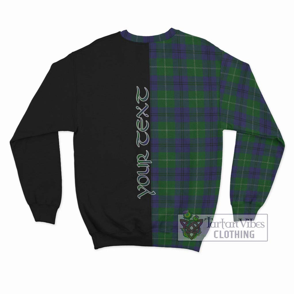 Oliphant Tartan Sweatshirt with Family Crest and Half Of Me Style - Tartan Vibes Clothing
