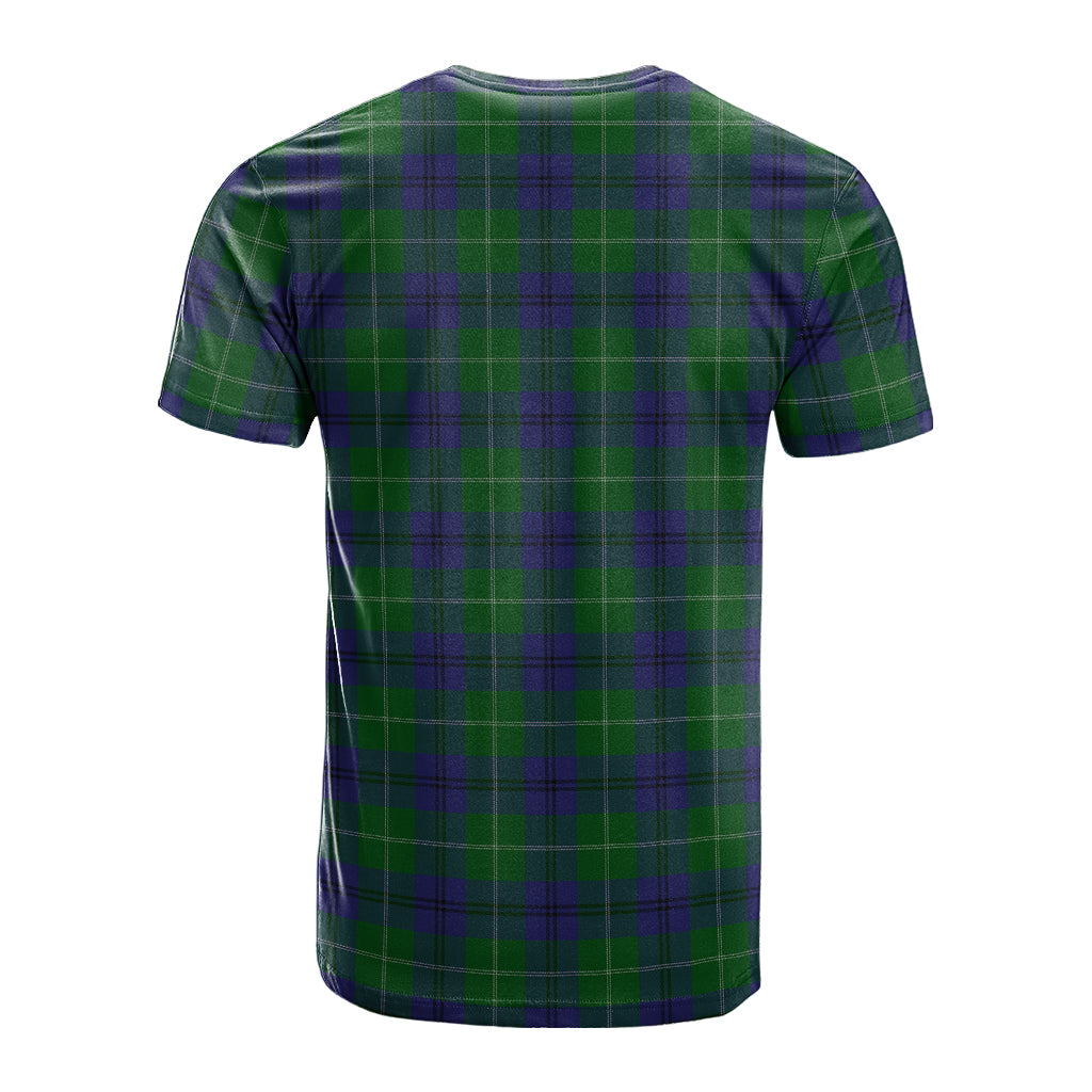 Oliphant Tartan T-Shirt with Family Crest - Tartan Vibes Clothing