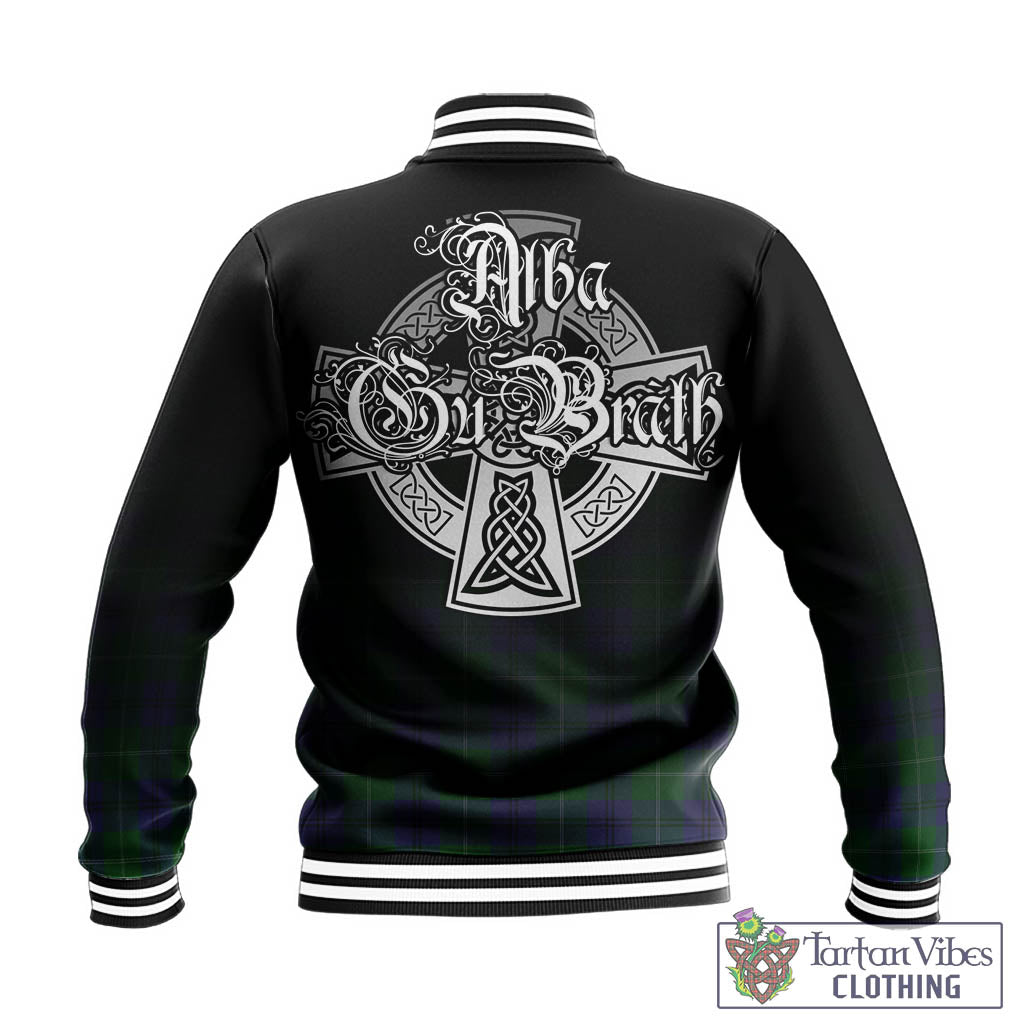 Oliphant Tartan Baseball Jacket Featuring Alba Gu Brath Family Crest Celtic Inspired - Tartan Vibes Clothing