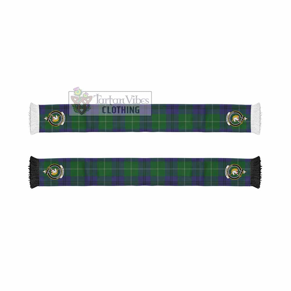 Oliphant Tartan Ruffneck Scarf with Family Crest - Tartan Vibes Clothing