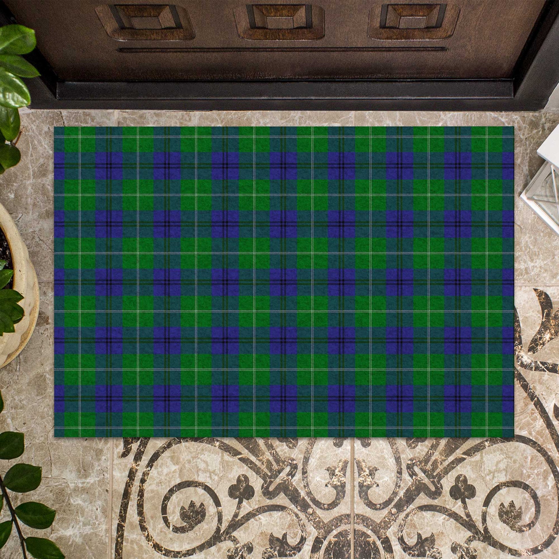 Oliphant Tartan Rubber Doormat - Tartan Vibes Clothing