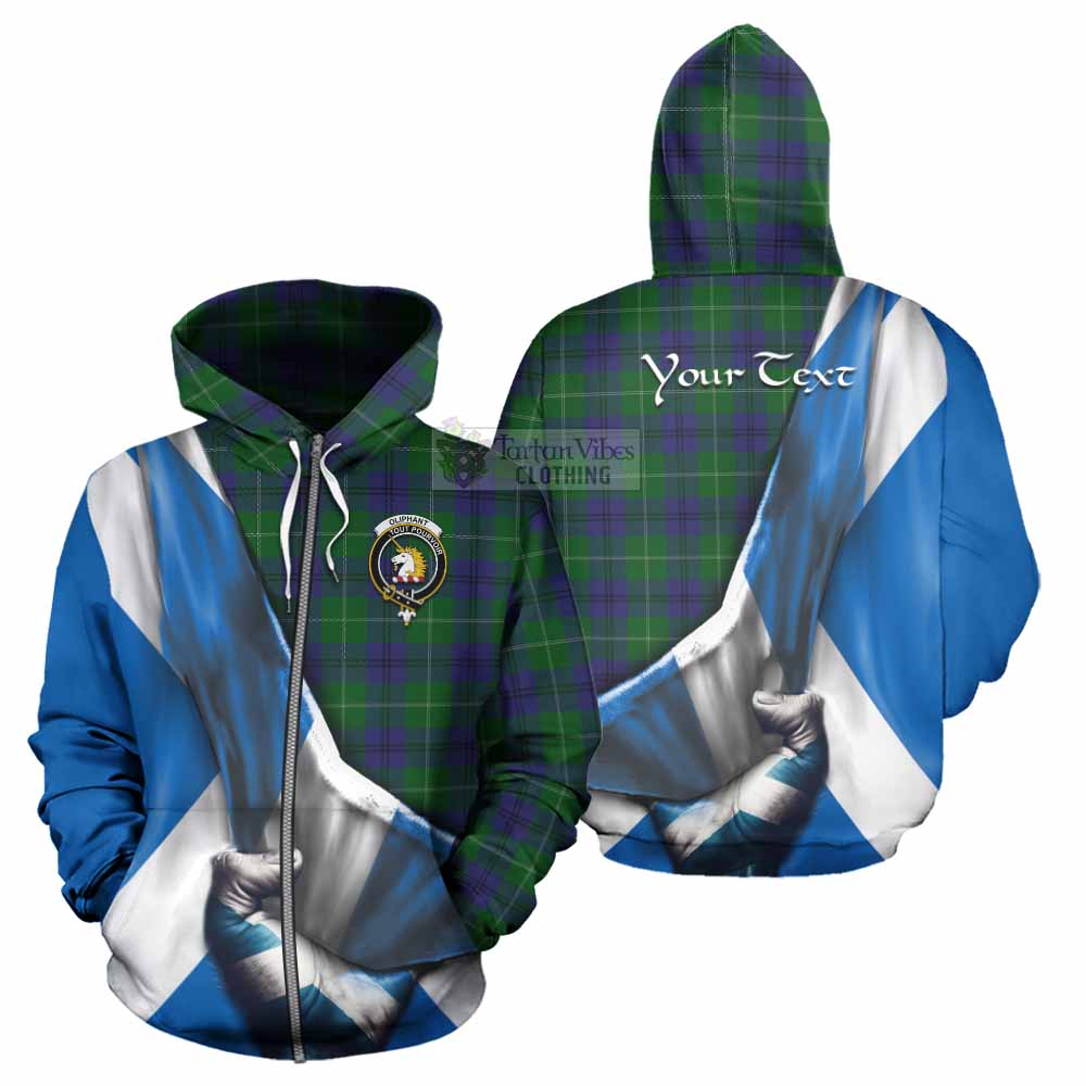 Oliphant Tartan Hoodie with Family Crest Scotland Patriotic Style Zip Hoodie - Tartan Vibes Clothing