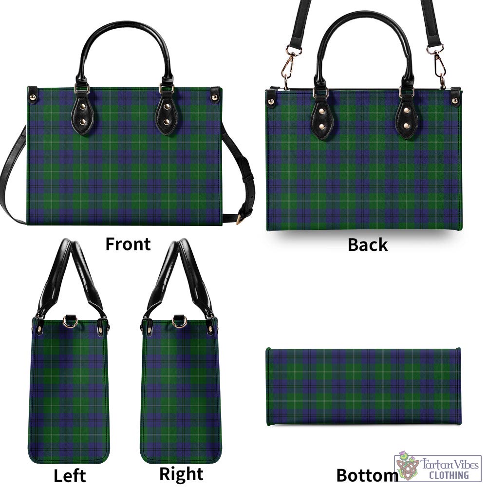Oliphant Tartan Luxury Leather Handbags - Tartan Vibes Clothing