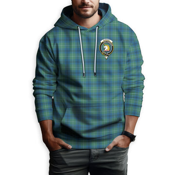 Oliphant Ancient Tartan Hoodie with Family Crest