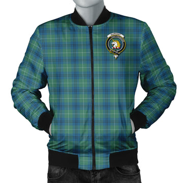Oliphant Ancient Tartan Bomber Jacket with Family Crest
