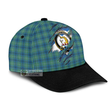 Oliphant Ancient Tartan Classic Cap with Family Crest In Me Style