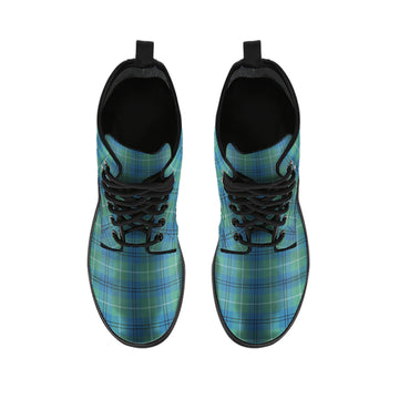 Oliphant Ancient Tartan Leather Boots