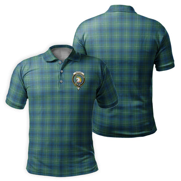 Oliphant Ancient Tartan Men's Polo Shirt with Family Crest