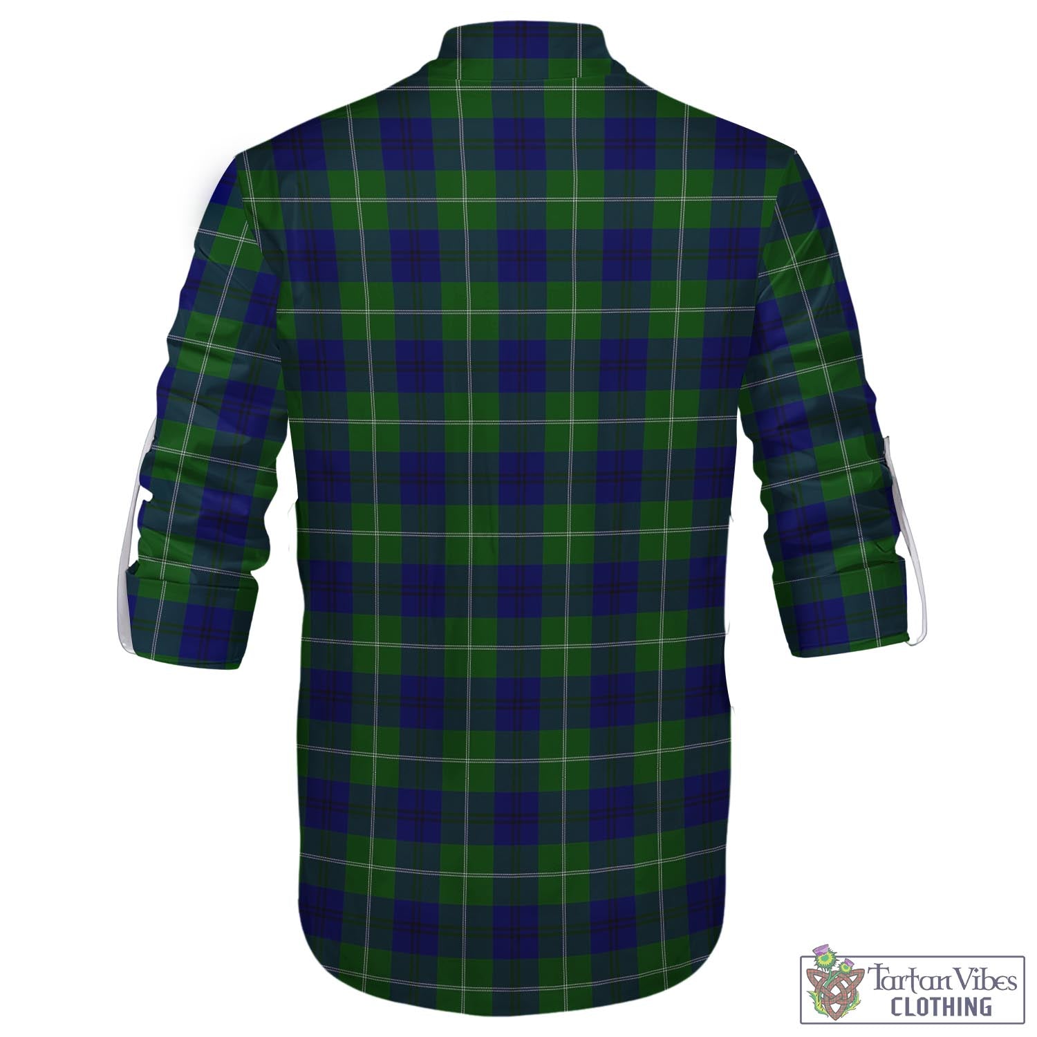 Tartan Vibes Clothing Oliphant Modern Tartan Men's Scottish Traditional Jacobite Ghillie Kilt Shirt