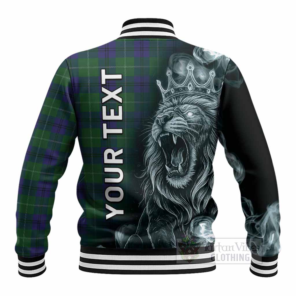 Oliphant Tartan Baseball Jacket Roaring Lion Heritage