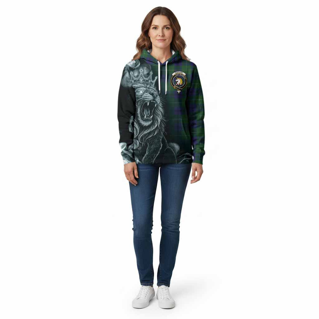 Oliphant Tartan Cotton Hoodie Roaring Lion Heritage