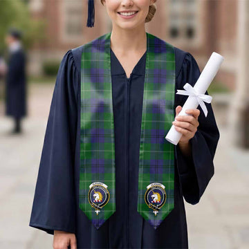 Oliphant Tartan Crest Graduation Stole - Tartan Vibes Clothing