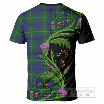 Oliphant Tartan Crest T-Shirt Scottish Thistle Pride Heritage Art