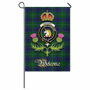 Oliphant Tartan Family Crest Garden Flag Royal Thistle Welcome Style