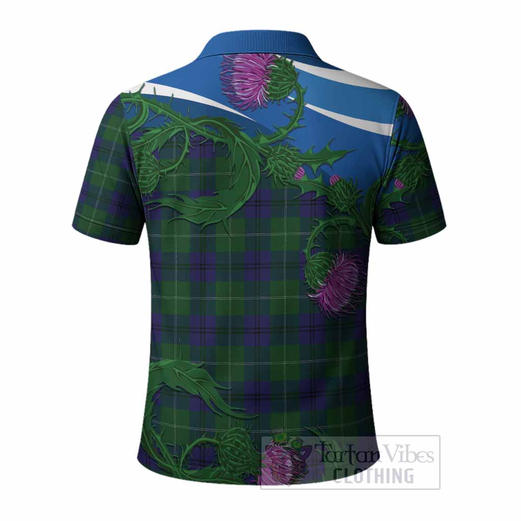 Oliphant Tartan Family Crest Polo Shirt Thistle in Minimalism