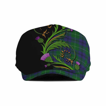 Oliphant Tartan Flat Cap, Jeff Cap Scottish Thistle Pride Heritage Art