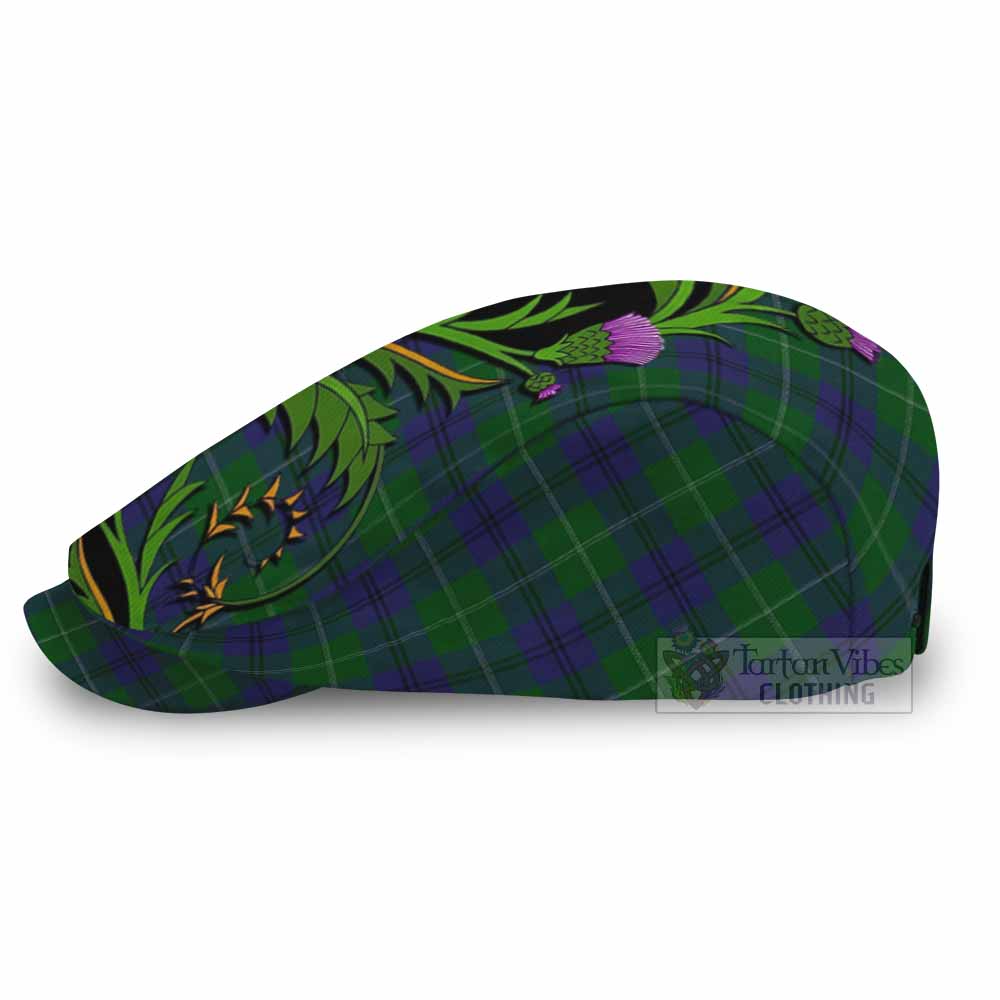 Oliphant Tartan Flat Cap, Jeff Cap Scottish Thistle Pride Heritage Art - Tartan Vibes Clothing