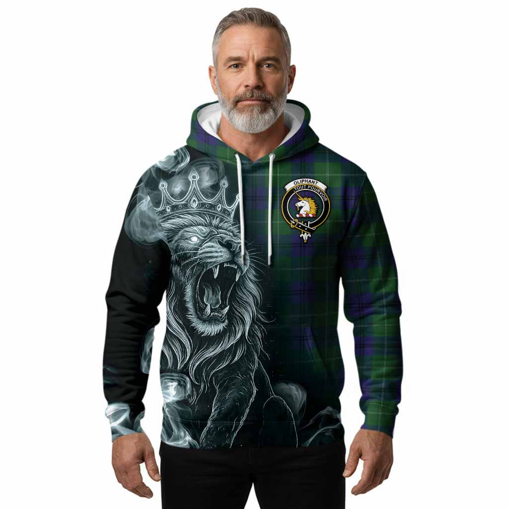 Oliphant Tartan Hoodie Roaring Lion Heritage