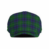 Oliphant Tartan Jeff Cap, Tartan Flat Cap Jeff Hat - Tartan Vibes Clothing