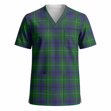 Oliphant Tartan Scrub Top - Tartan Vibes Clothing