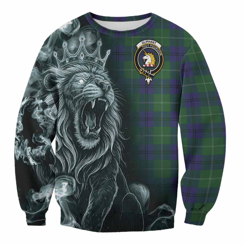 Oliphant Tartan Sweatshirt Roaring Lion Heritage