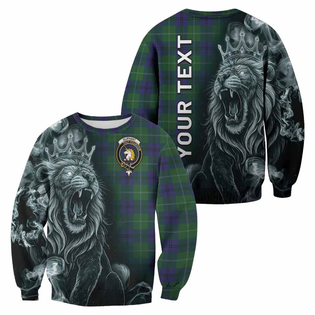 Oliphant Tartan Sweatshirt Roaring Lion Heritage