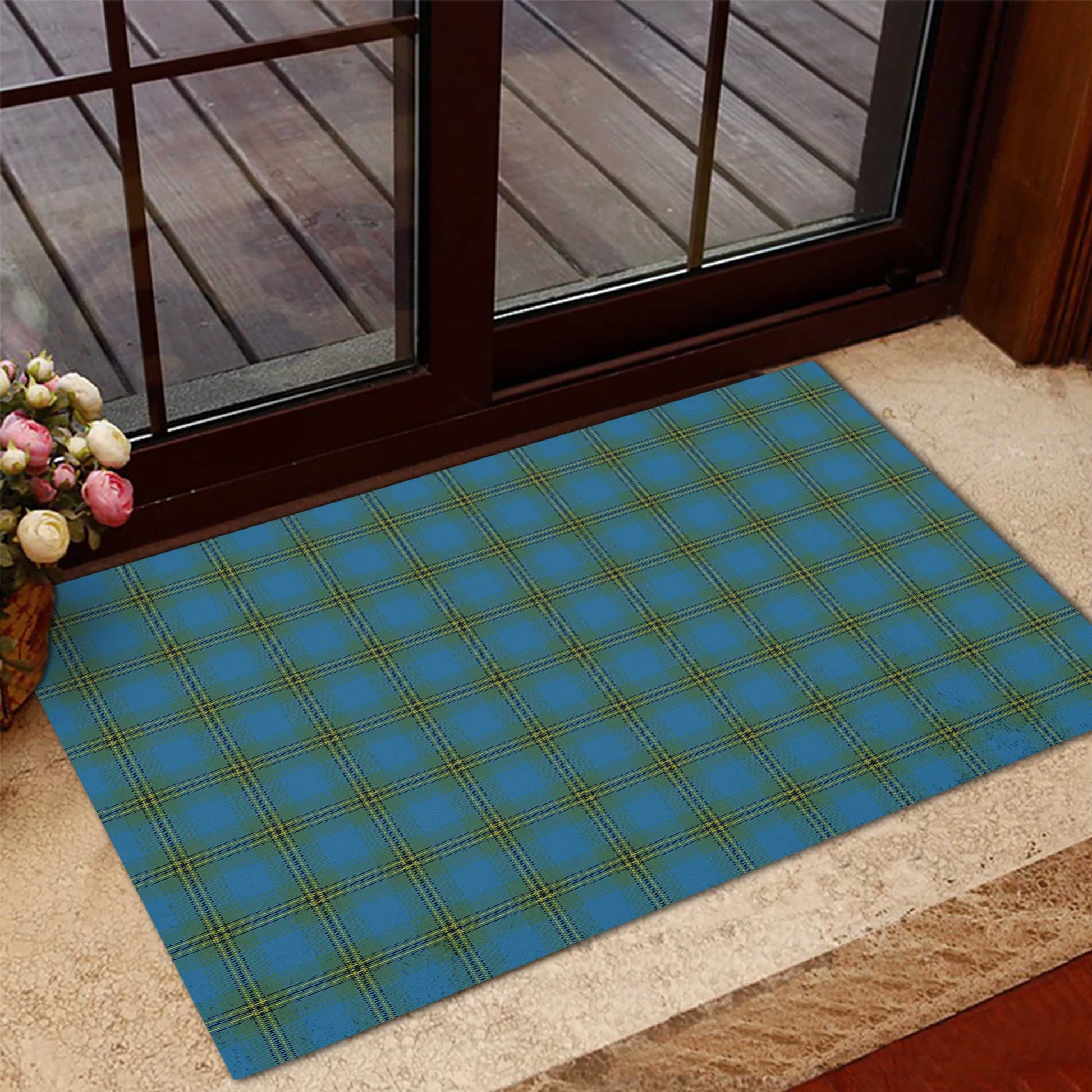 Oliver Tartan Rubber Doormat L 60*90cm - Tartan Vibes Clothing