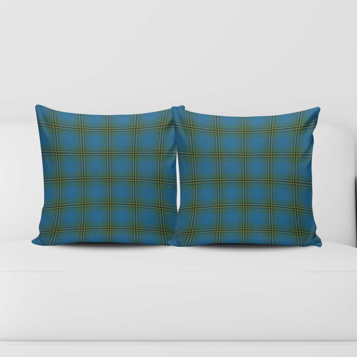 Oliver Tartan Pillow Cover Square Pillow Cover - Tartanvibesclothing