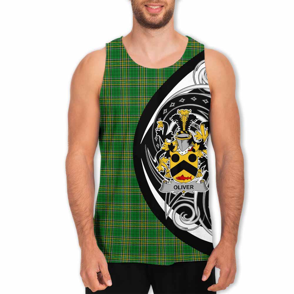 Tartan Vibes Clothing Oliver Irish Clan Men's Tank Top Celtic Circle Style