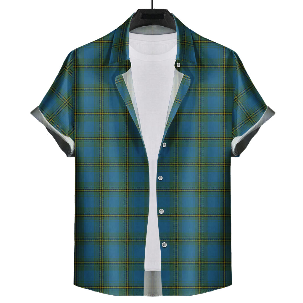 oliver-tartan-short-sleeve-button-down-shirt