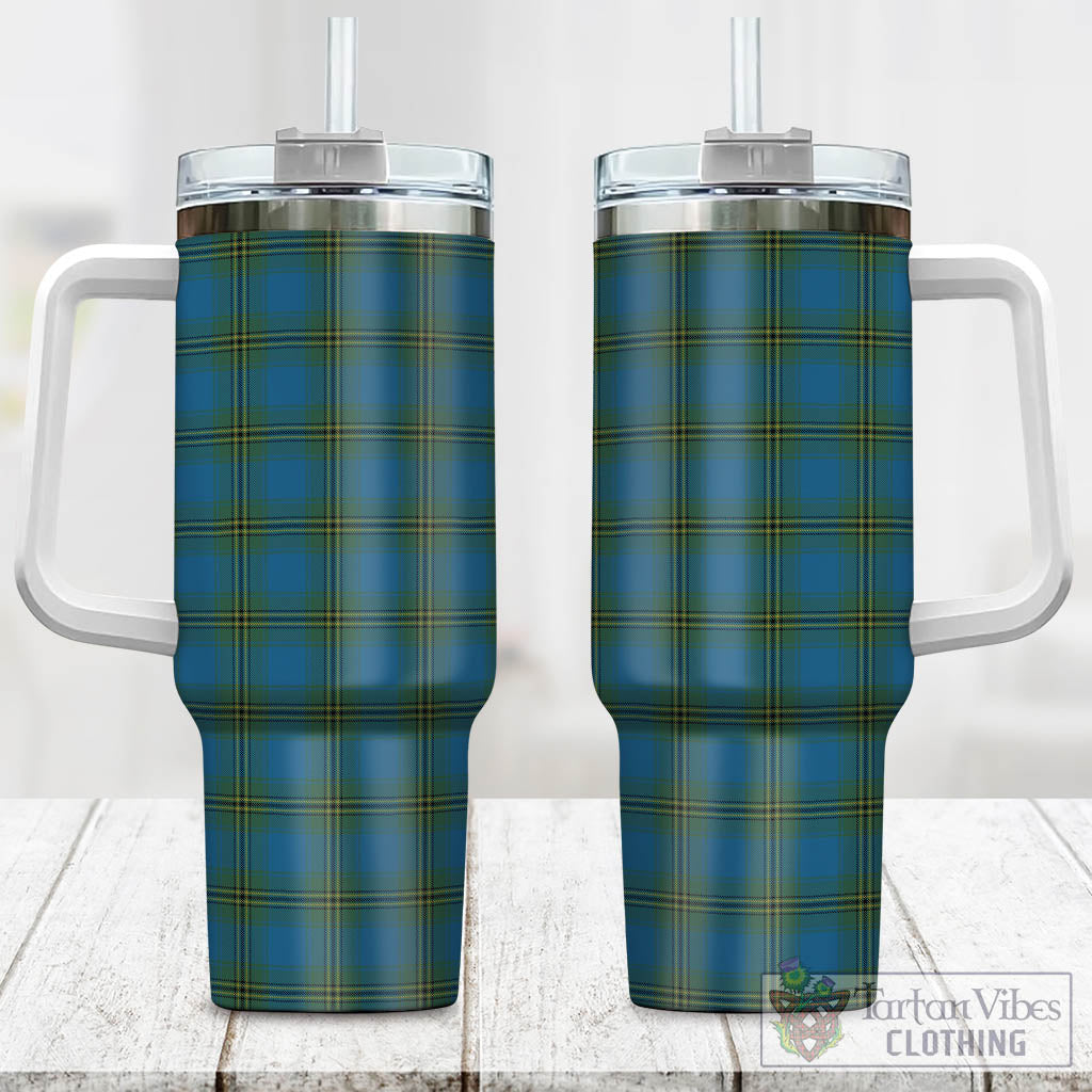Oliver Tartan Tumbler with Handle One Size 40 OZ - Tartan Vibes Clothing