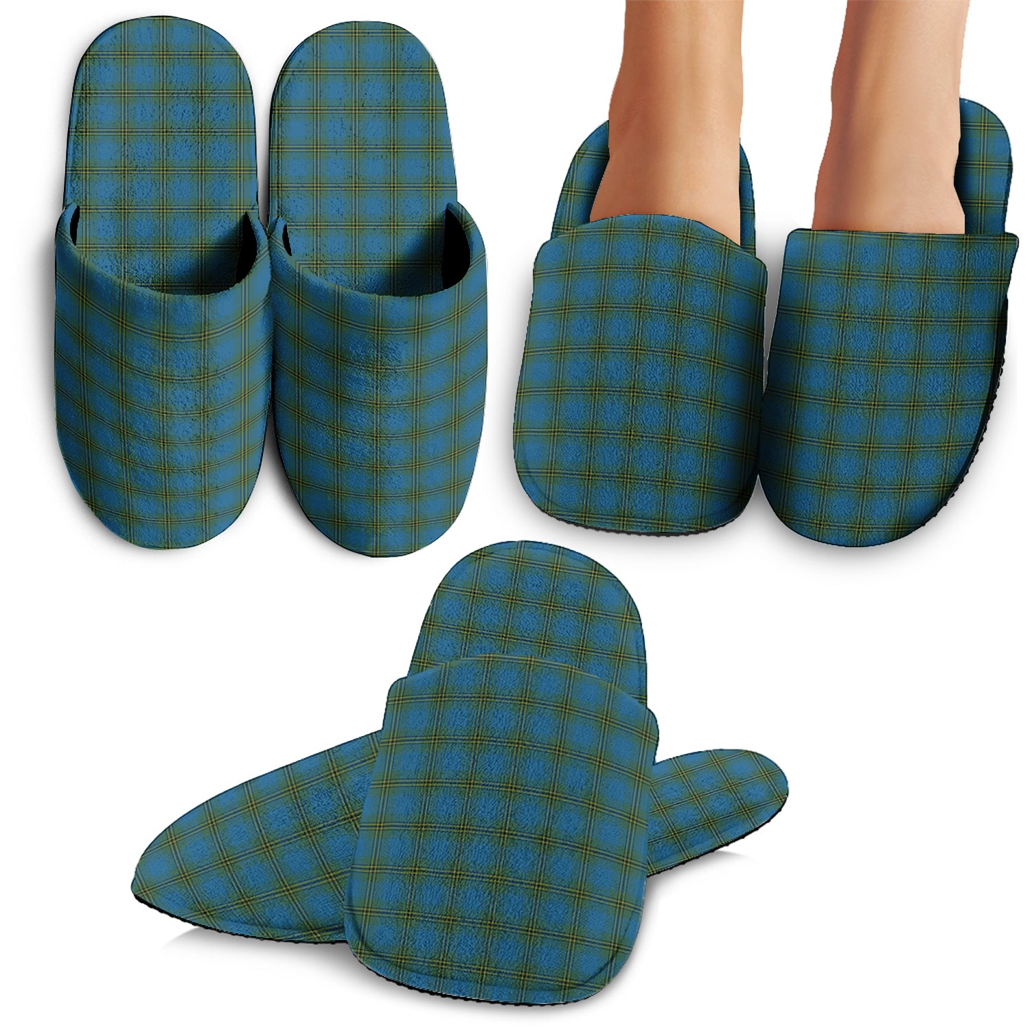 Oliver Tartan Home Slippers - Tartan Vibes Clothing