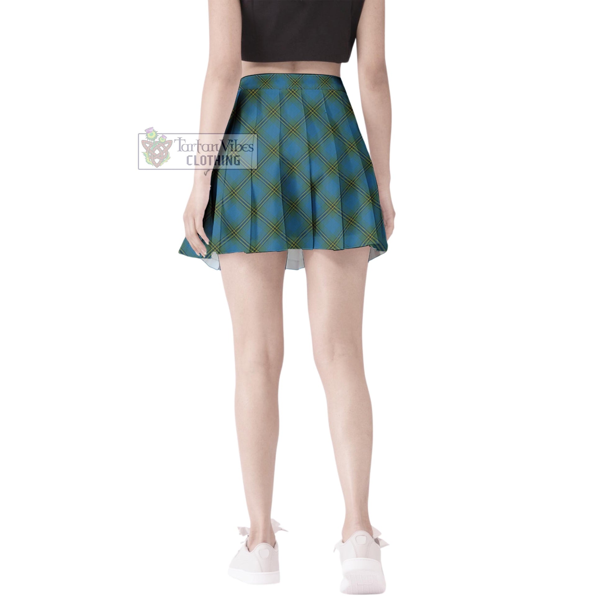 Tartan Vibes Clothing Oliver Tartan Women's Plated Mini Skirt