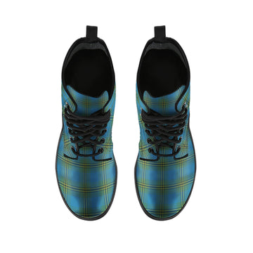 oliver-tartan-leather-boots