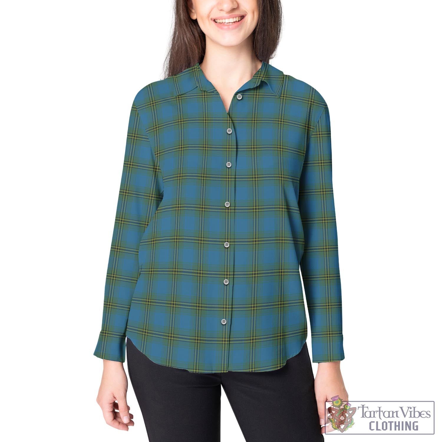 Oliver Tartan Women's Casual Shirt - Tartan Vibes Clothing