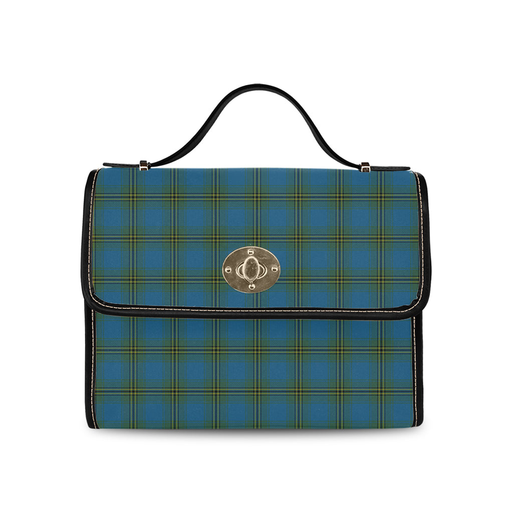 oliver-tartan-leather-strap-waterproof-canvas-bag