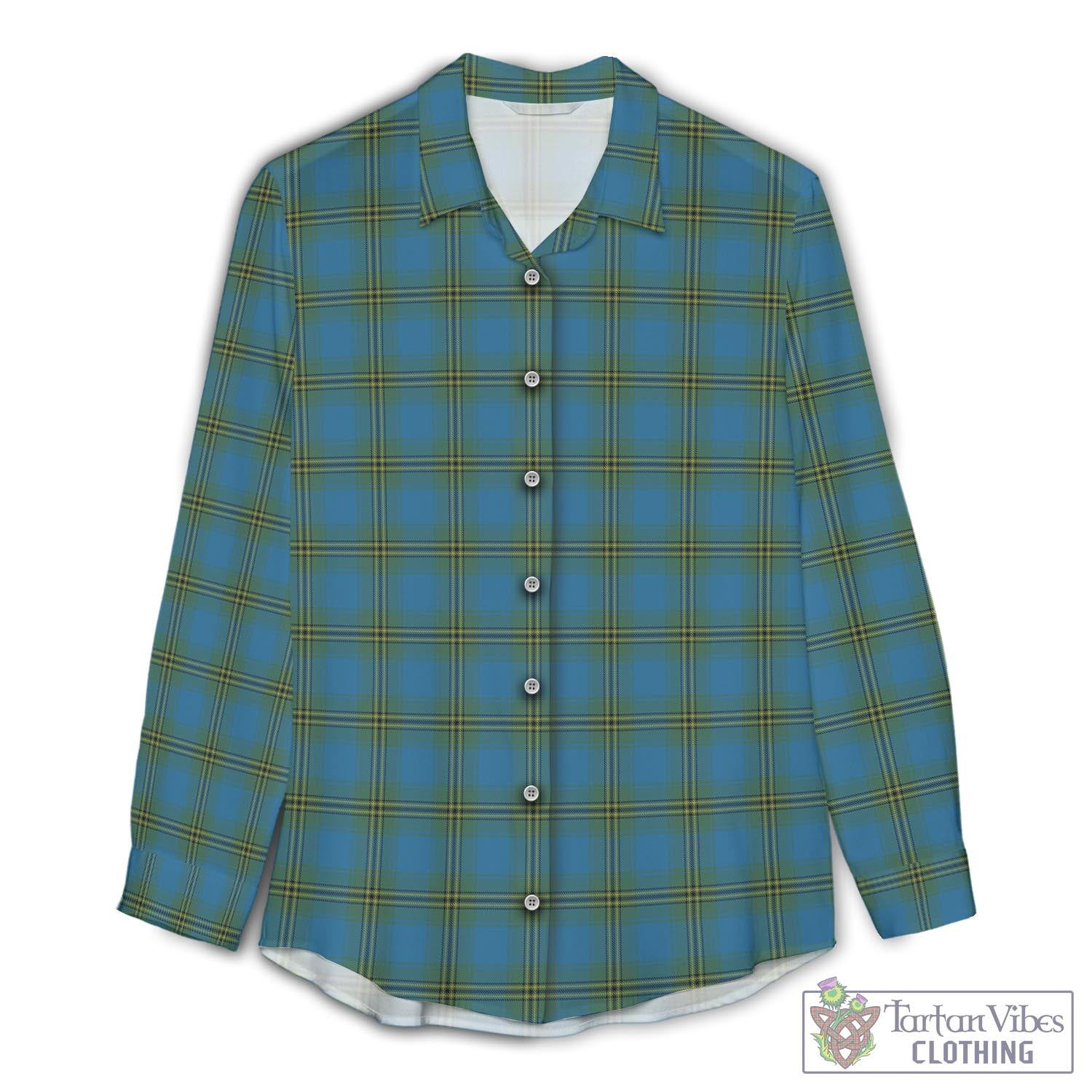 Oliver Tartan Women's Casual Shirt - Tartan Vibes Clothing