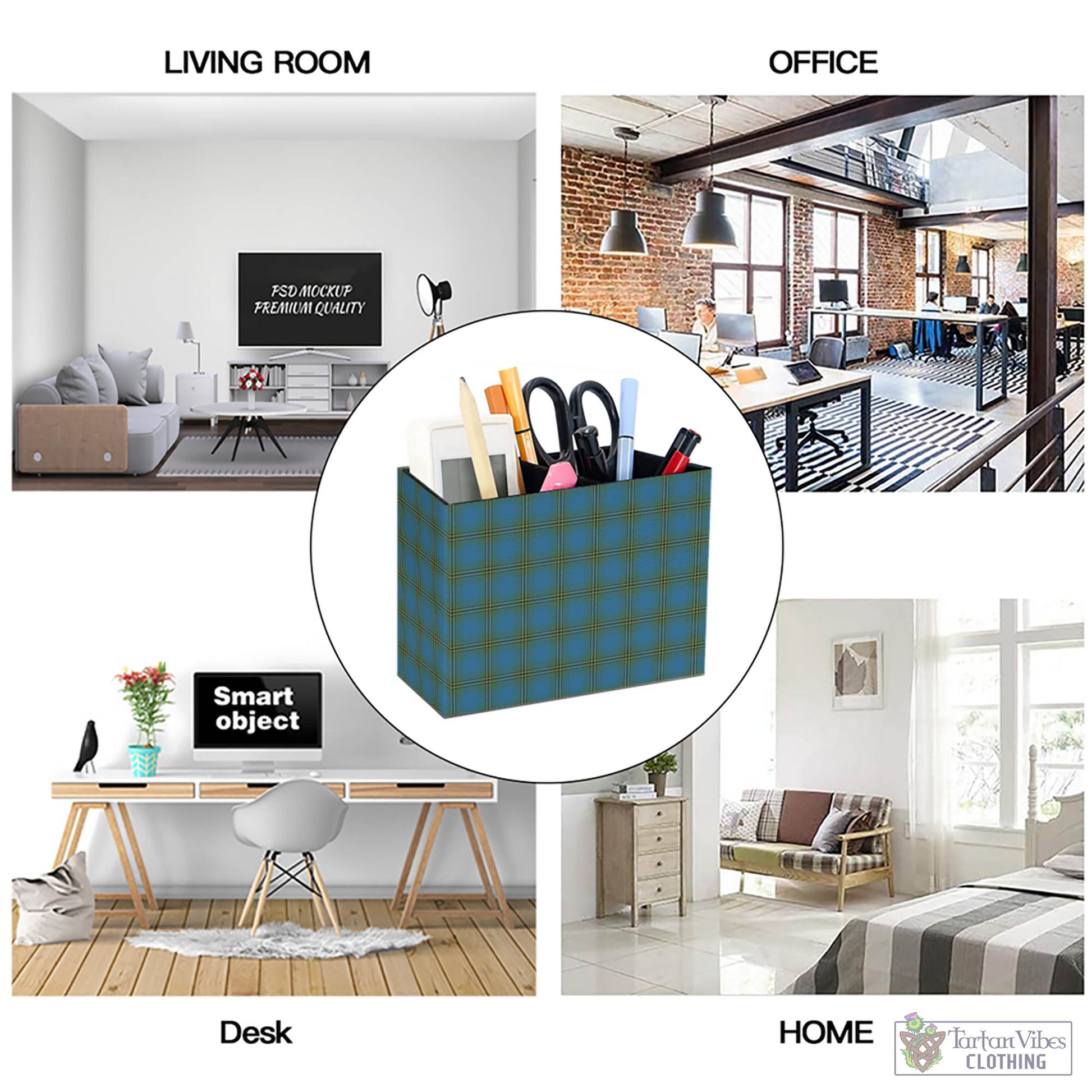 Tartan Vibes Clothing Oliver Tartan Pen Holder